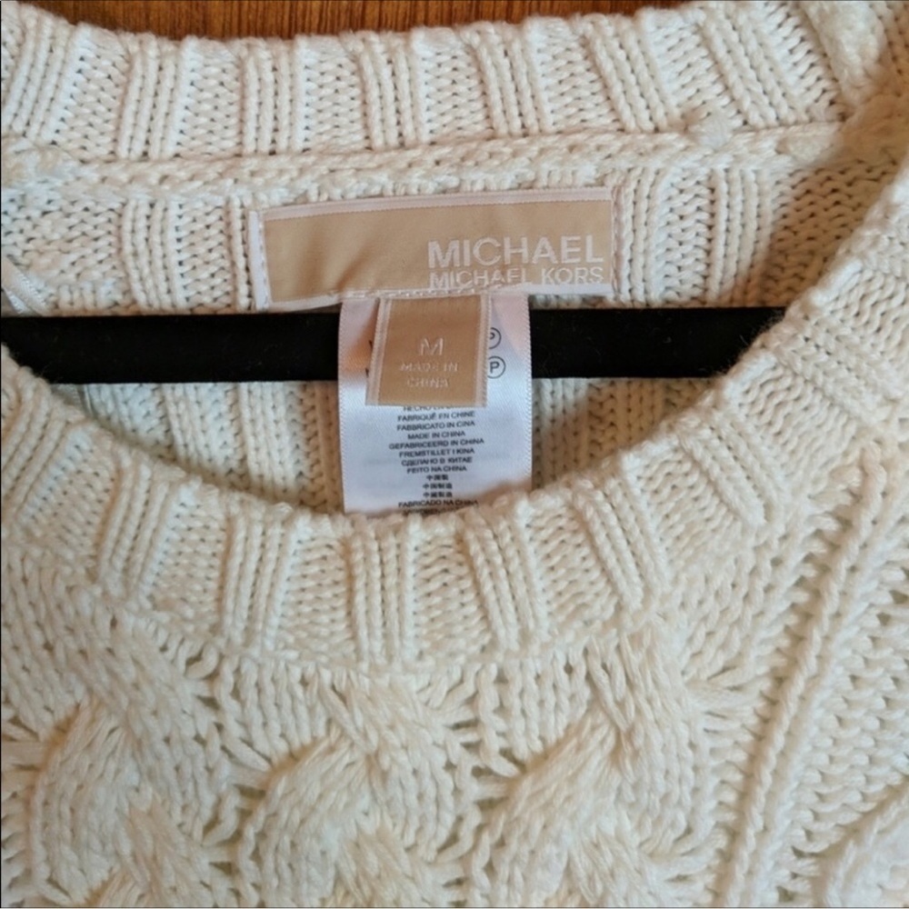 Michael Kors cable knit fisherman’s sweater